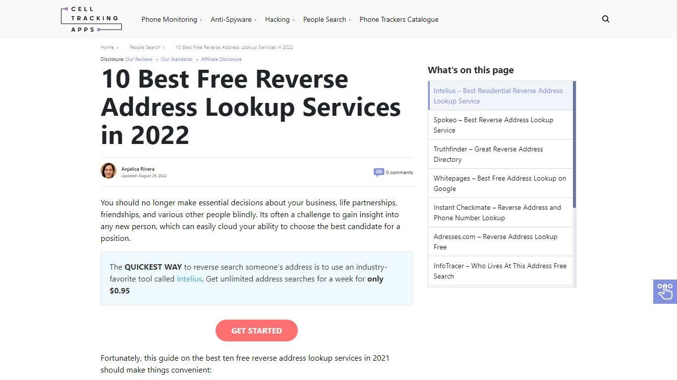 10 Best Free Reverse Address Lookup Services in 2021 - CellTrackingApps